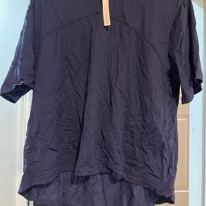 lululemon athletica Deep Blue Short Sleeve Tee